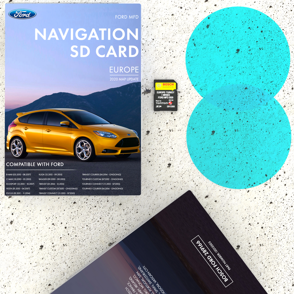 Ford MFD V10 Navigation SD Card | Latest Update 2020
