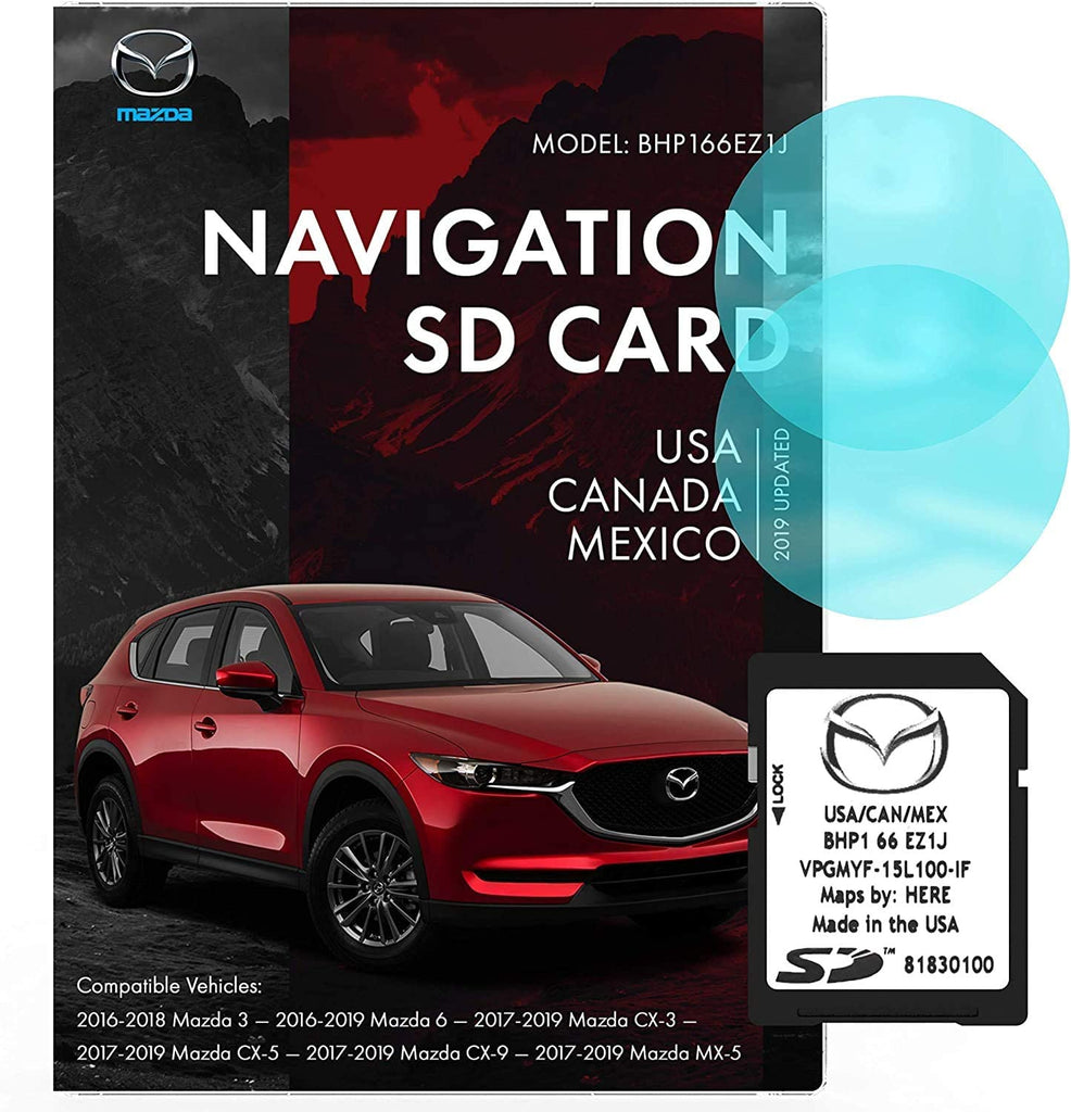 Mazda SD Navigation Card BHP166EZ1J | Latest Update 2019
