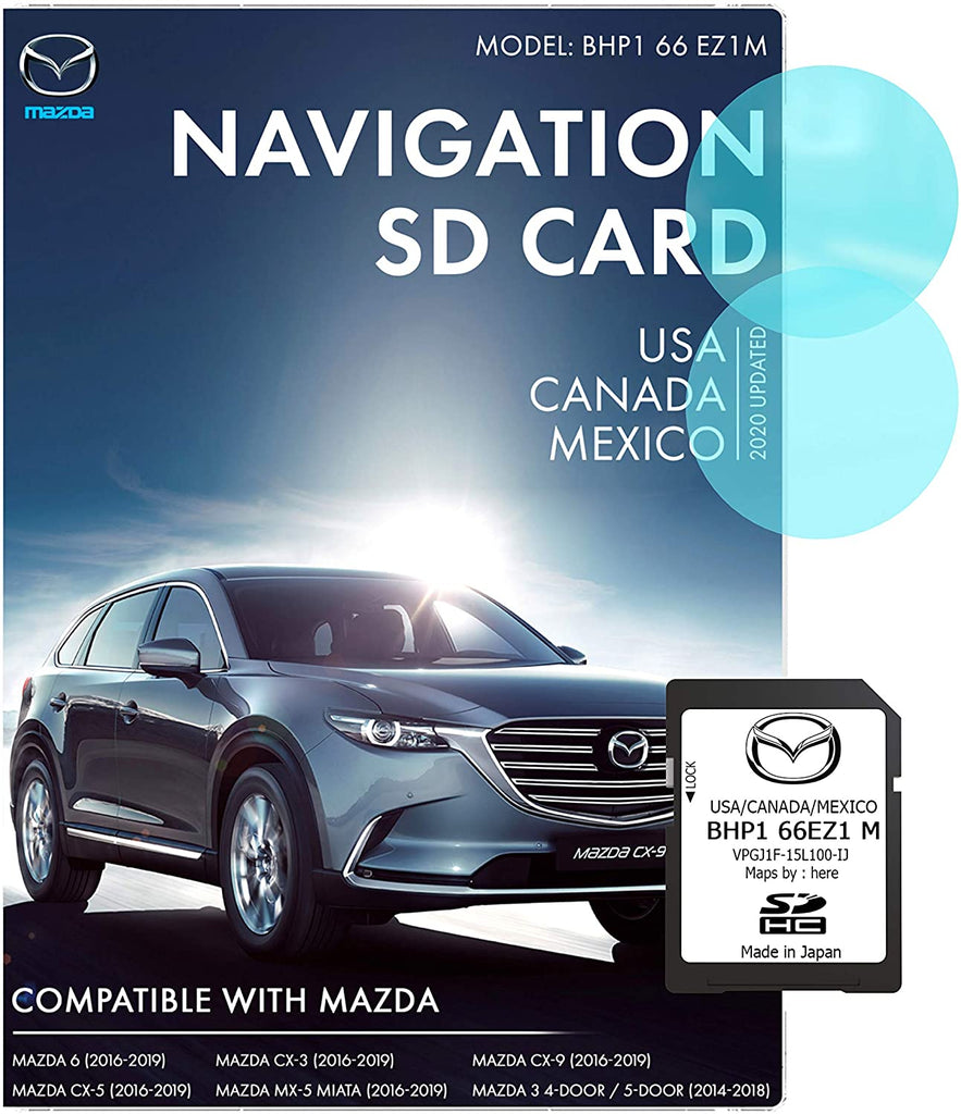 Mazda SD Navigation Card BHP166EZ1M | Latest Update 2020
