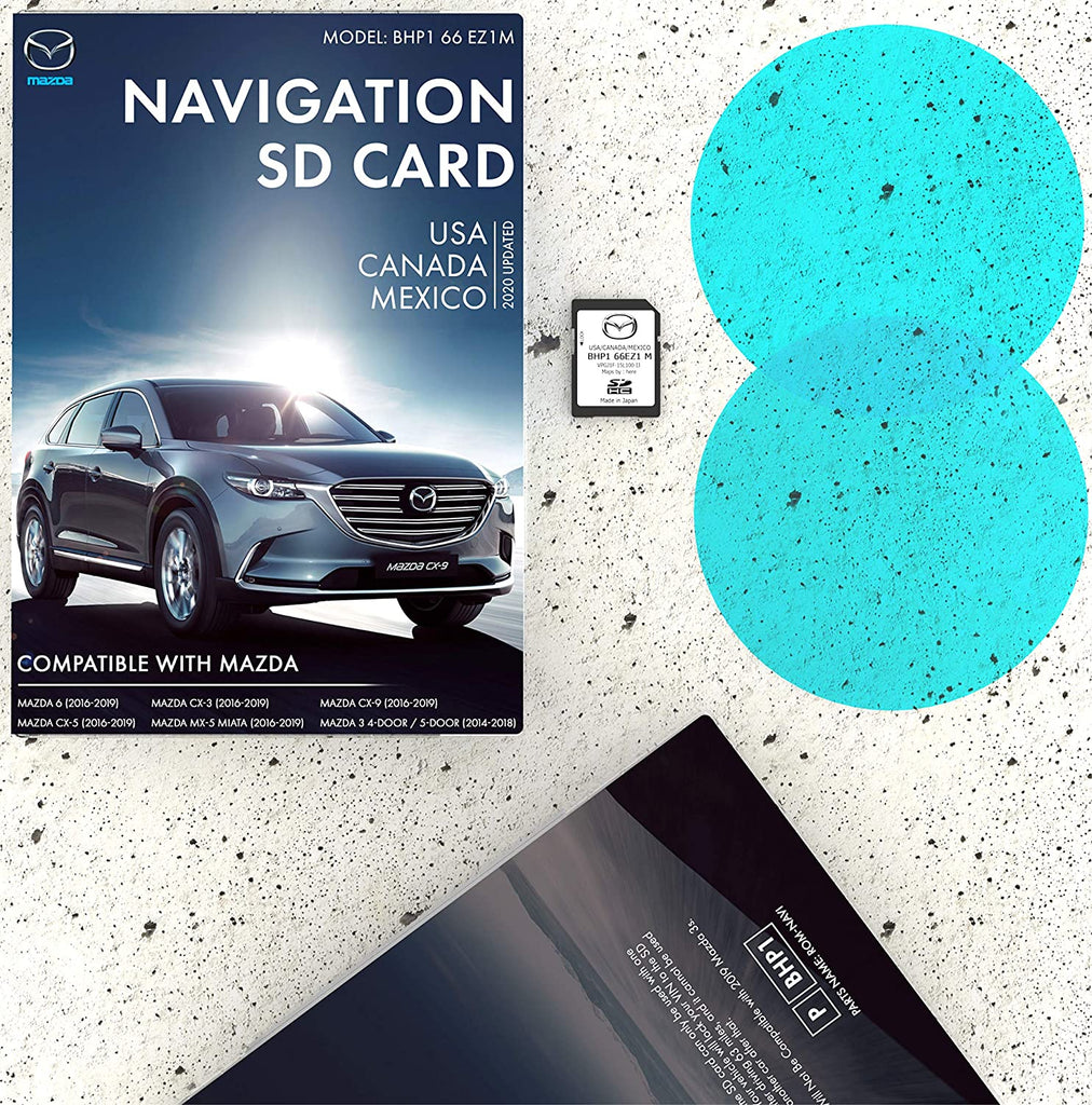 Mazda SD Navigation Card BHP166EZ1M | Latest Update 2020