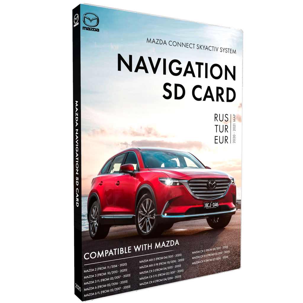 Mazda SD Navigation Card BJM766EZ1S | Latest Update 2021